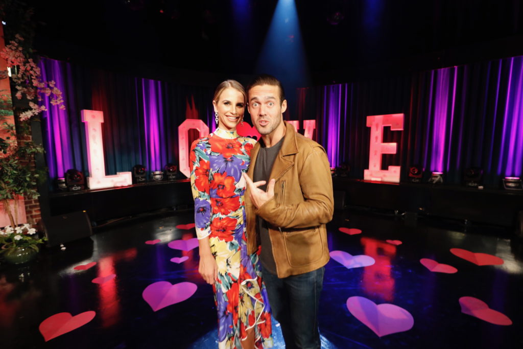Late Late Show. Valentines Special. Vogue Williams. Spencer Williams