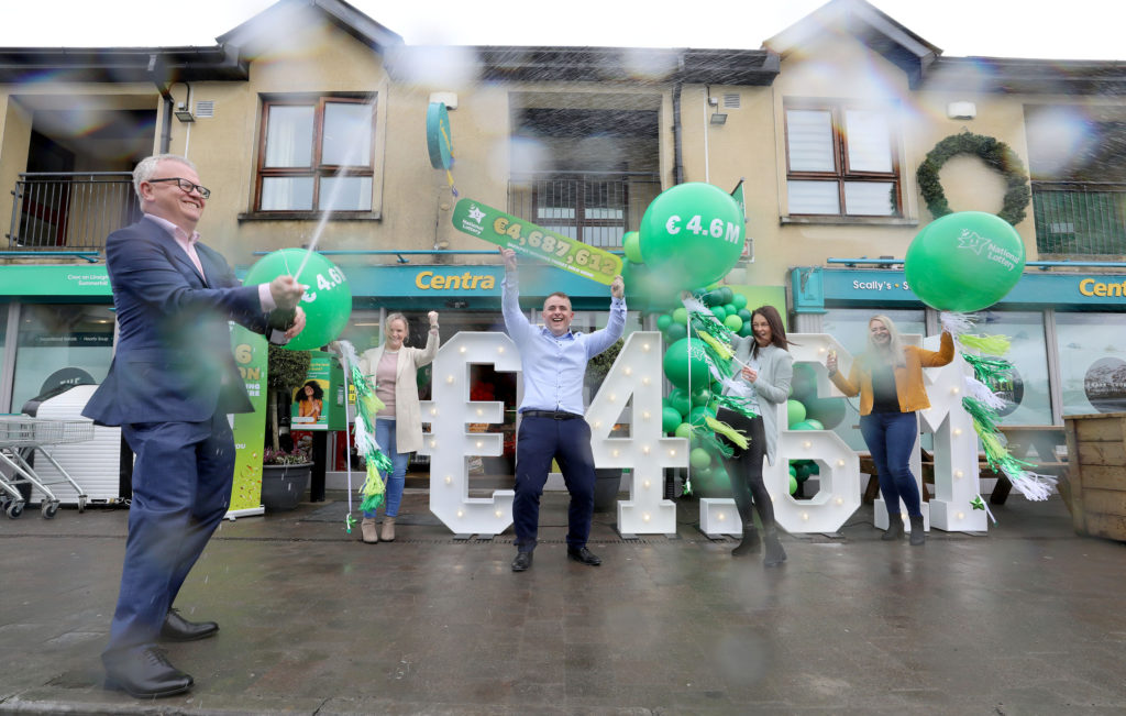 €4,6m Lotto ticket sold at Centra Summerhill Co Meath Winning Lotto Ticket Meath